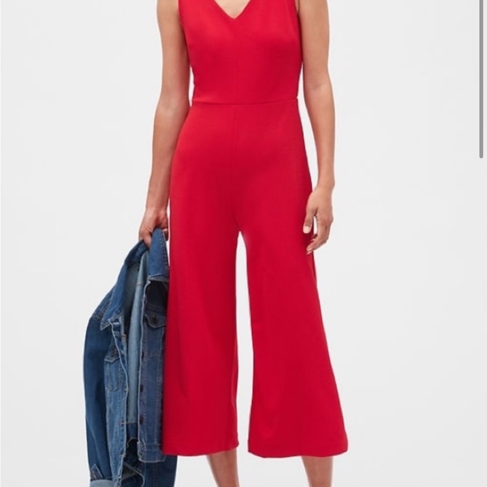 Banana Republic Red Jumpsuit 🍒